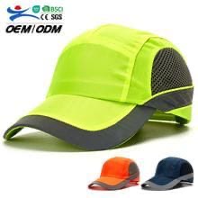 Casquette de sécurité jaune fluo